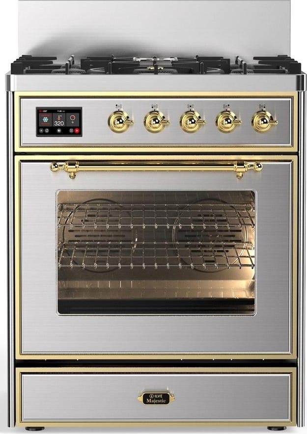 Stainless Steel With Brass Trim, Liquid Propane