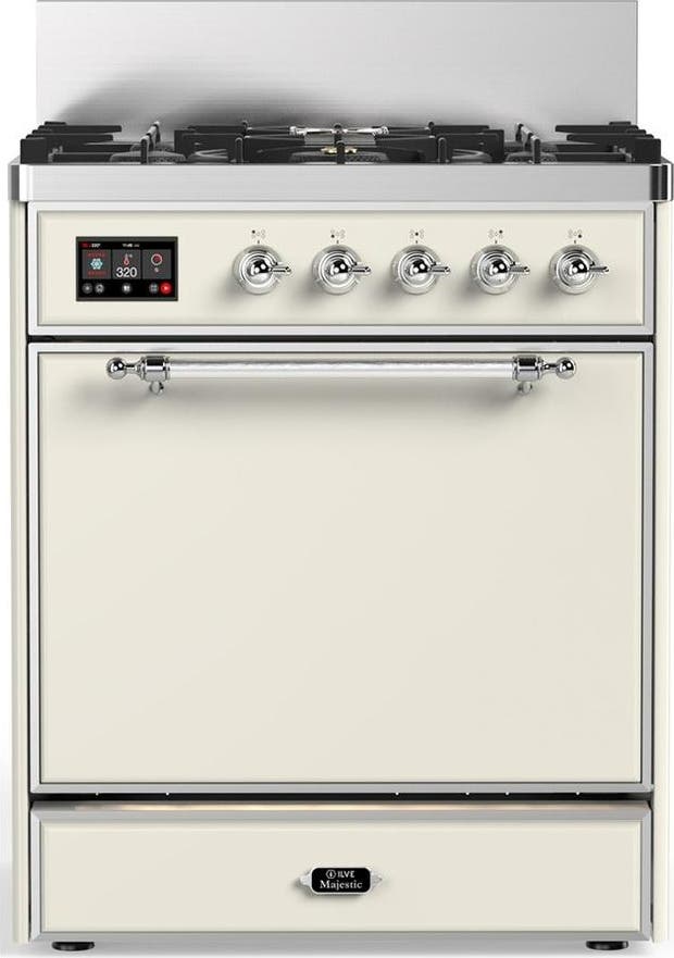 Antique White With Chrome Trim, Natural Gas