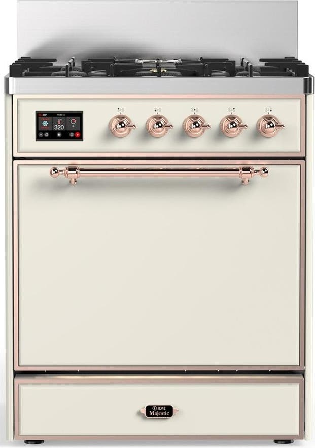 Antique White With Copper Trim, Liquid Propane