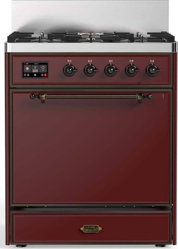 Burgundy With Burnished Trim, Natural Gas