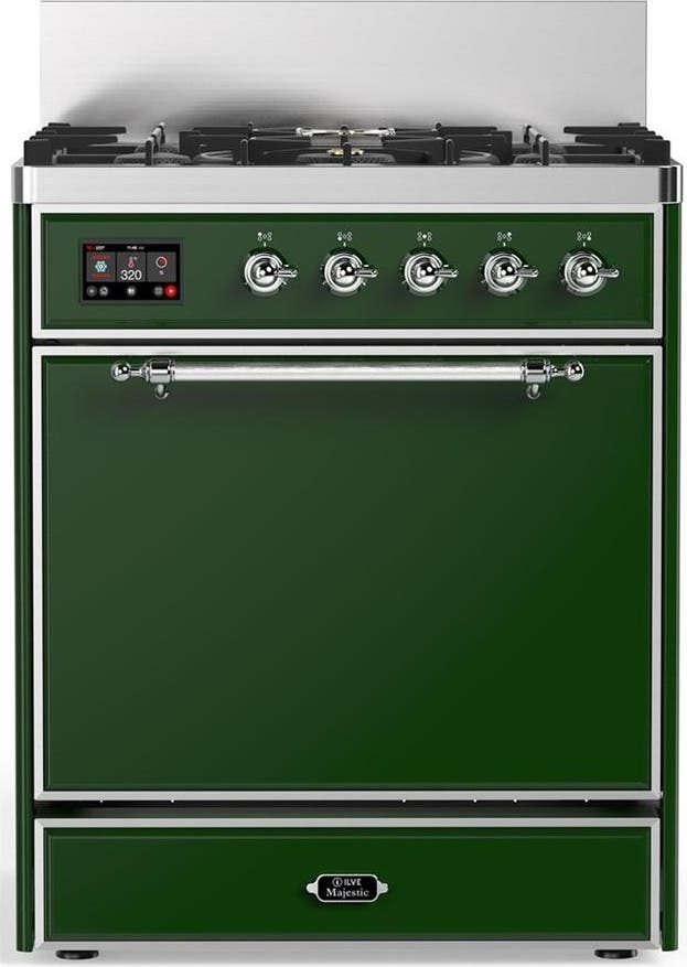 Emerald Green With Chrome Trim, Natural Gas