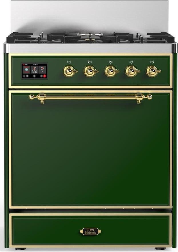 Emerald Green With Brass Trim, Liquid Propane