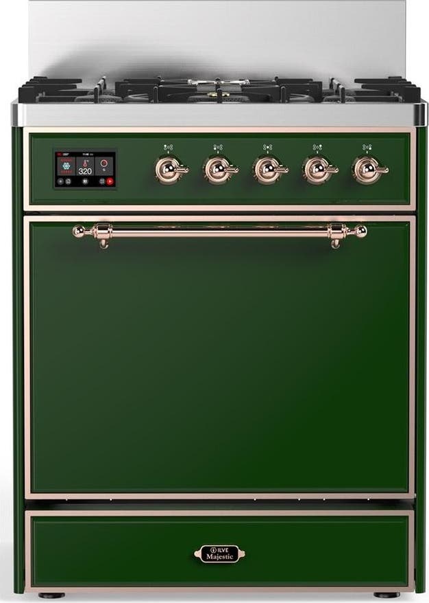 Emerald Green With Copper Trim, Natural Gas