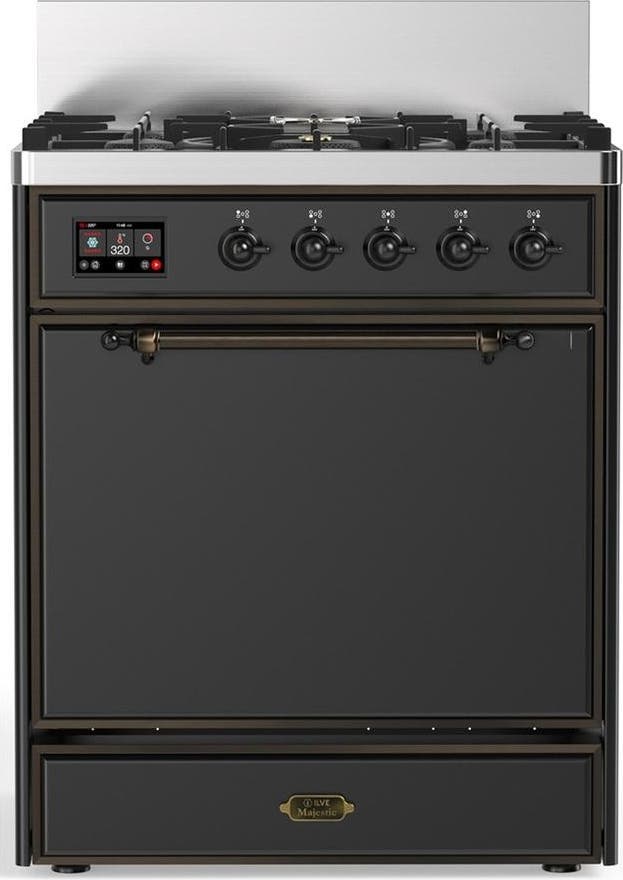 Matte Graphite With Burnished Trim, Natural Gas