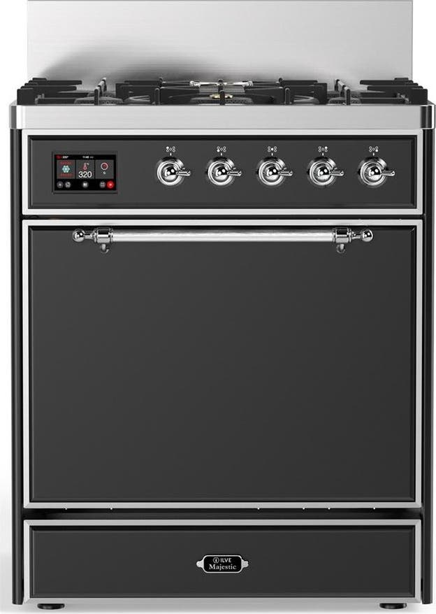Matte Graphite With Chrome Trim, Natural Gas
