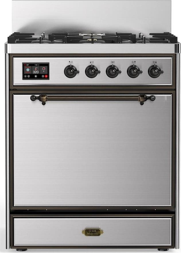 Stainless Steel With Burnished Trim, Natural Gas
