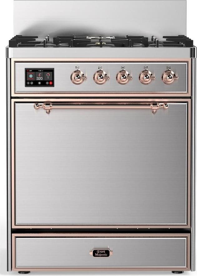 Stainless Steel With Copper Trim, Natural Gas