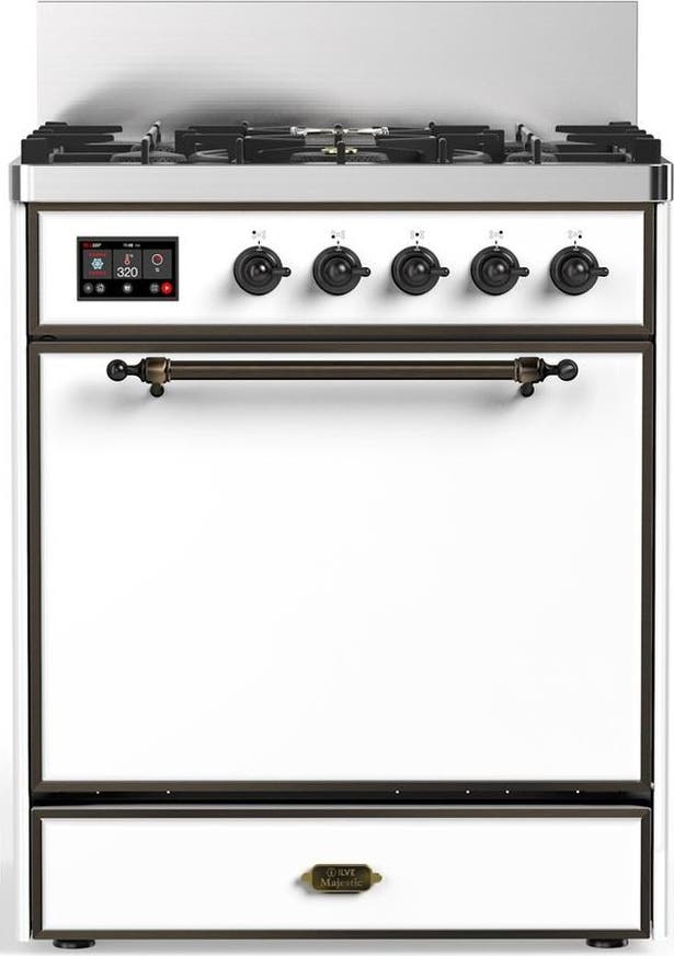 White With Burnished Trim, Liquid Propane