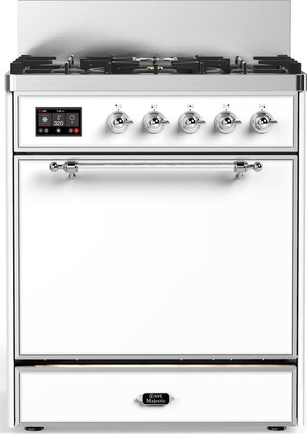 White With Chrome Trim, Liquid Propane