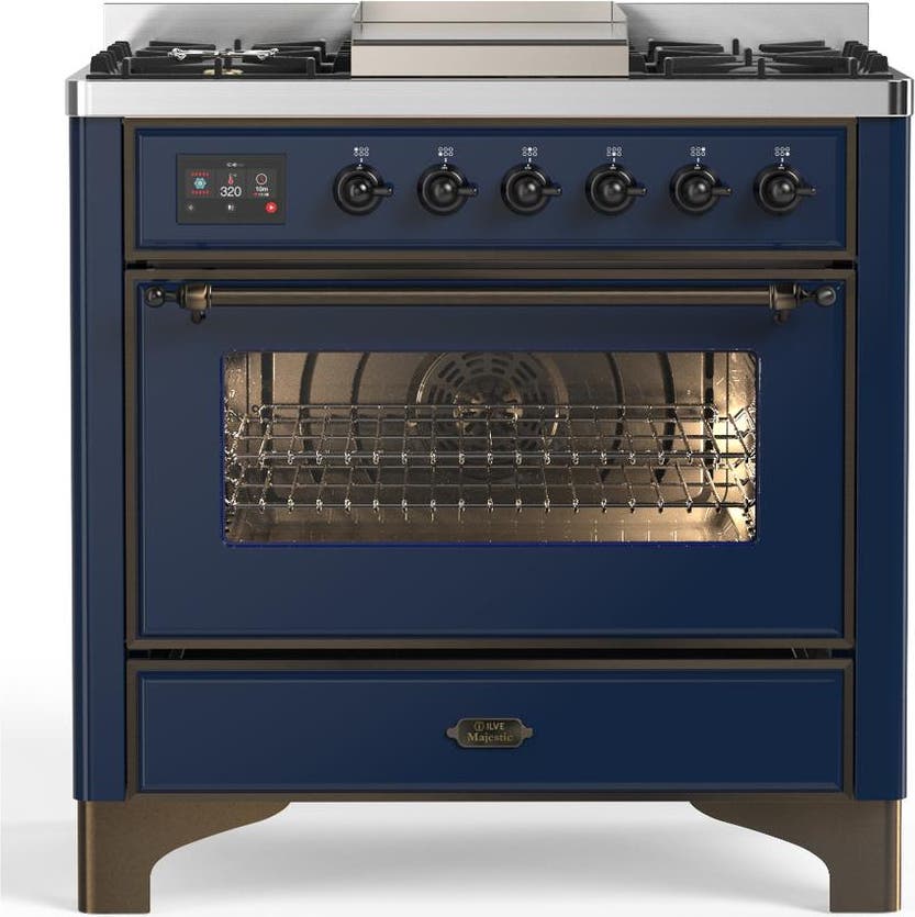 Midnight Blue With Burnished Trim, Natural Gas