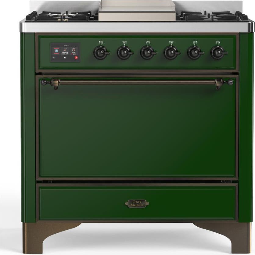 Emerald Green With Burnished Trim, Liquid Propane