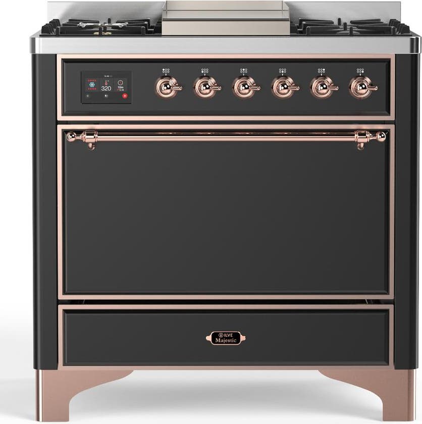 Matte Graphite With Copper Trim, Natural Gas