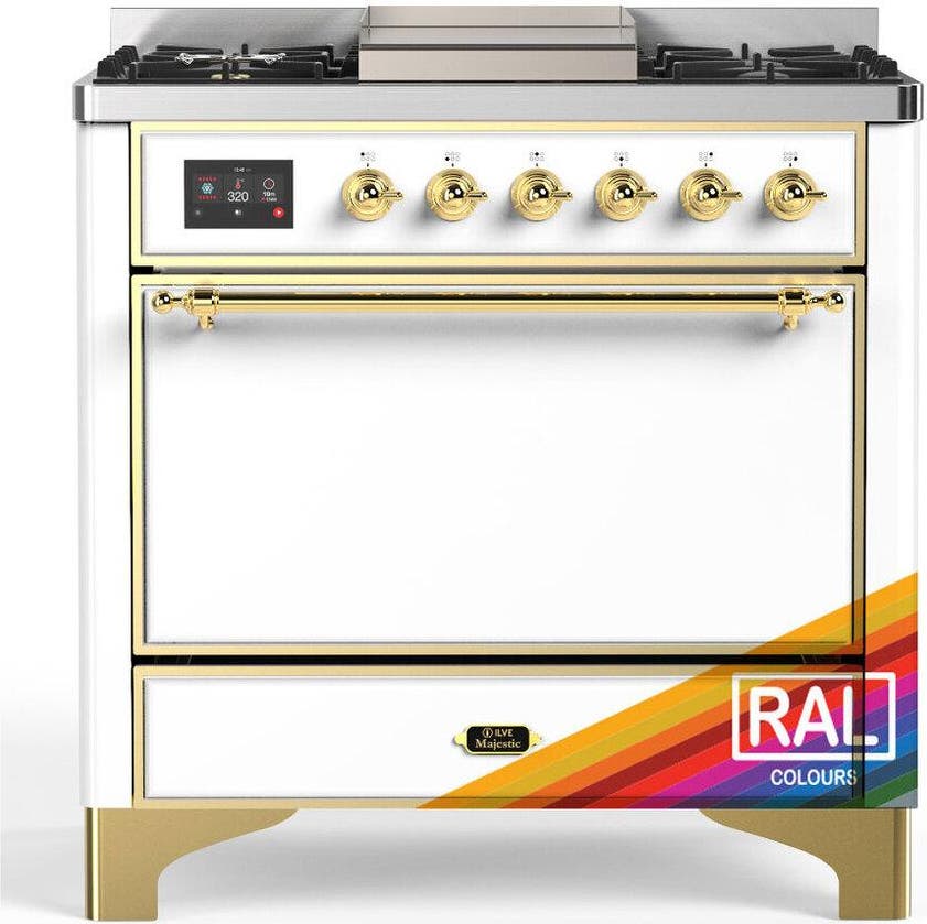 Ral With Brass Trim, Natural Gas