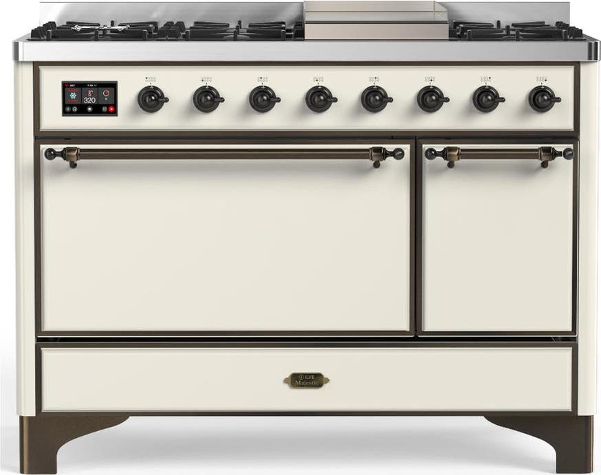 Antique White With Burnished Trim, Liquid Propane