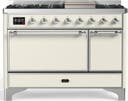 ILVE UM48F Majestic III 48 inch Dual Fuel Range with 8 Burners, Griddle