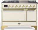 ILVE UM48F Majestic III 48 inch Dual Fuel Range with 8 Burners, Griddle