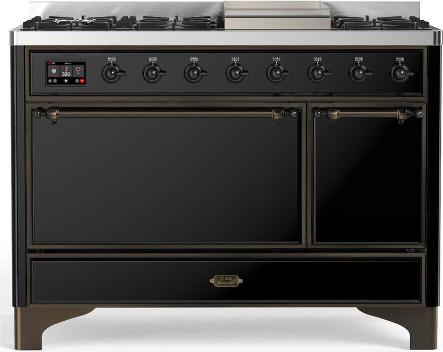 Glossy Black With Burnished Trim, Liquid Propane