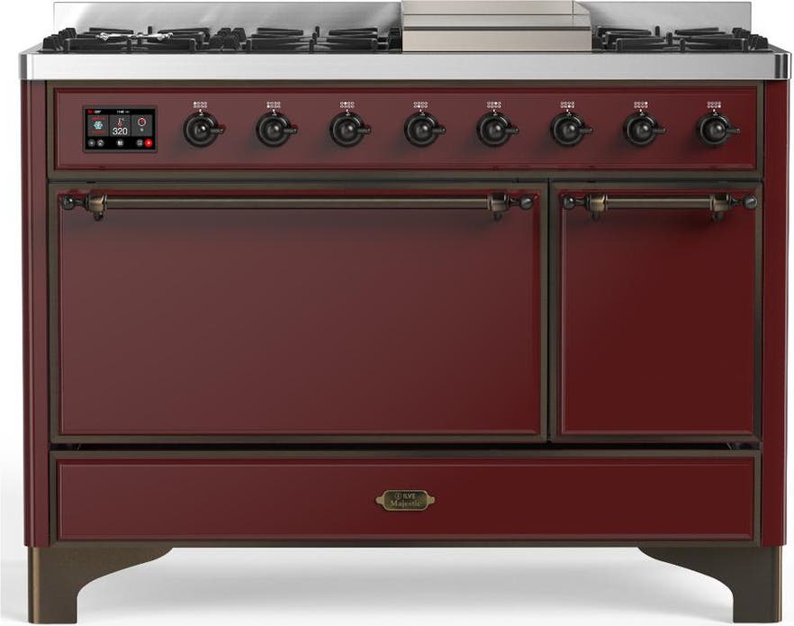 Burgundy With Burnished Trim, Natural Gas