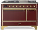 ILVE UM48F Majestic III 48 inch Dual Fuel Range with 8 Burners, Griddle