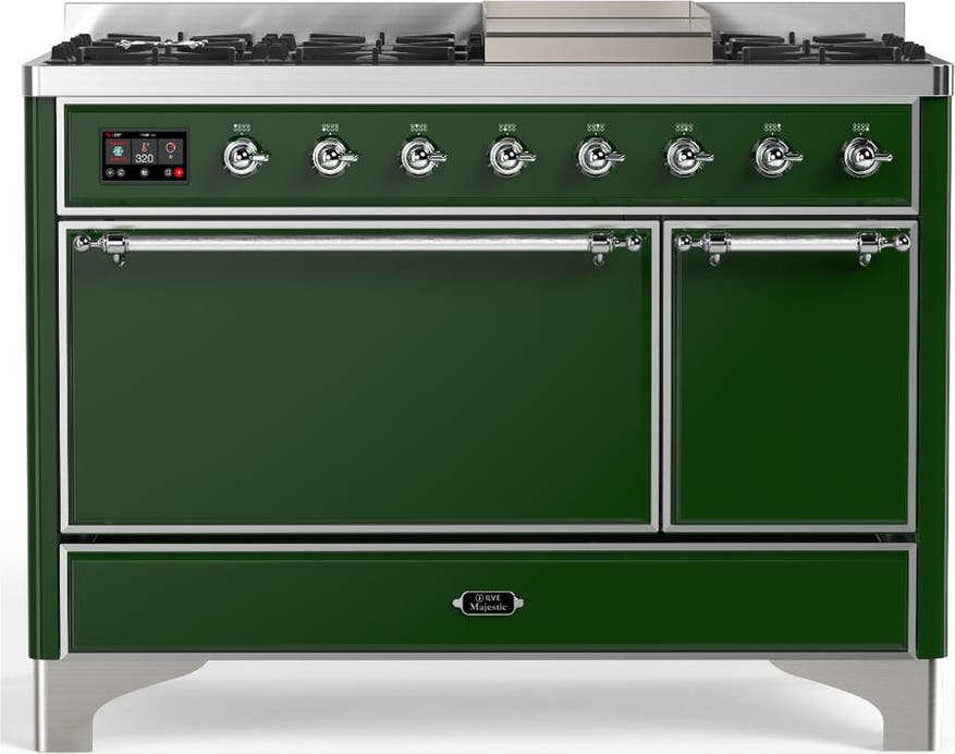 Emerald Green With Chrome Trim, Natural Gas
