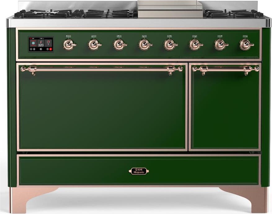 Emerald Green With Copper Trim, Natural Gas