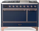 ILVE UM48F Majestic III 48 inch Dual Fuel Range with 8 Burners, Griddle