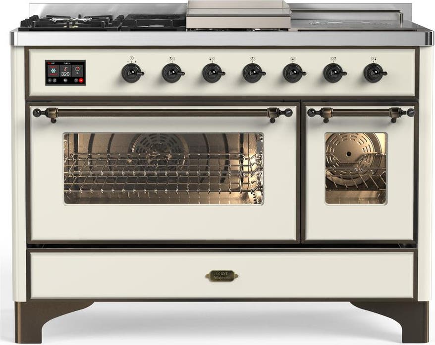 Antique White With Burnished Trim, Natural Gas