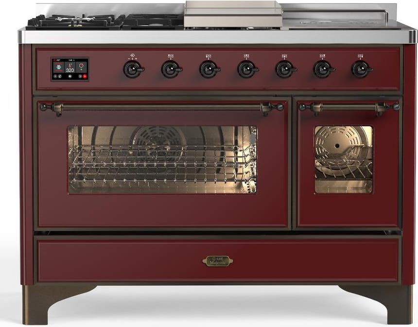Burgundy With Burnished Trim, Natural Gas