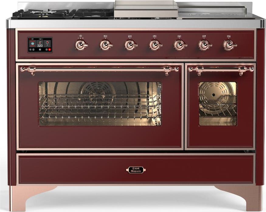 Burgundy With Copper Trim, Liquid Propane