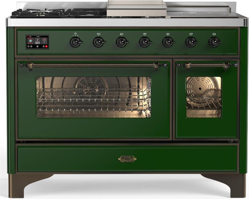 Emerald Green With Burnished Trim, Natural Gas