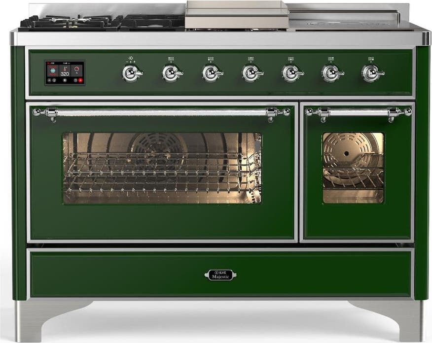 Emerald Green With Chrome Trim, Liquid Propane