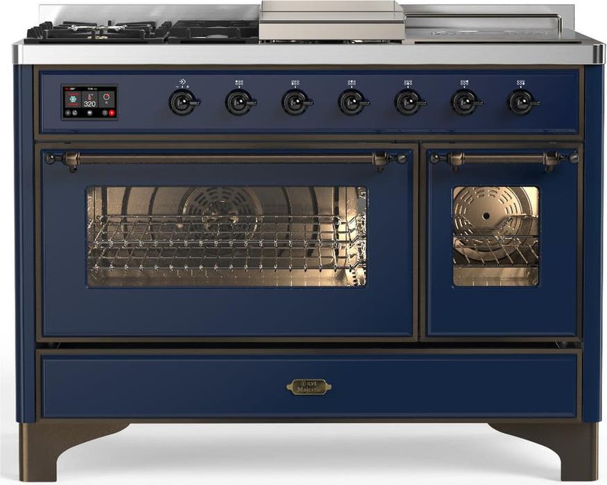Midnight Blue With Burnished Trim, Natural Gas