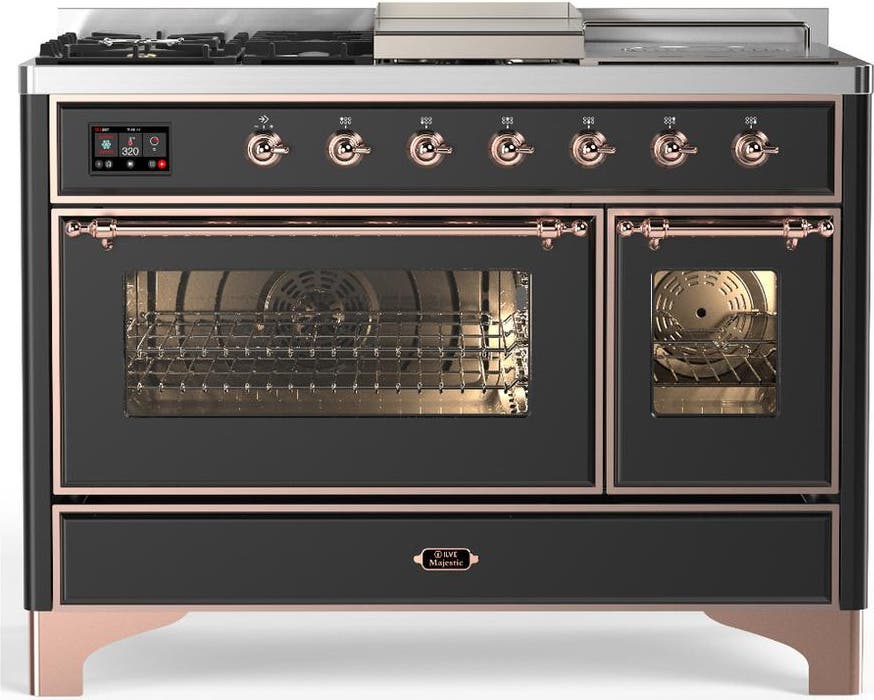 Matte Graphite With Copper Trim, Natural Gas