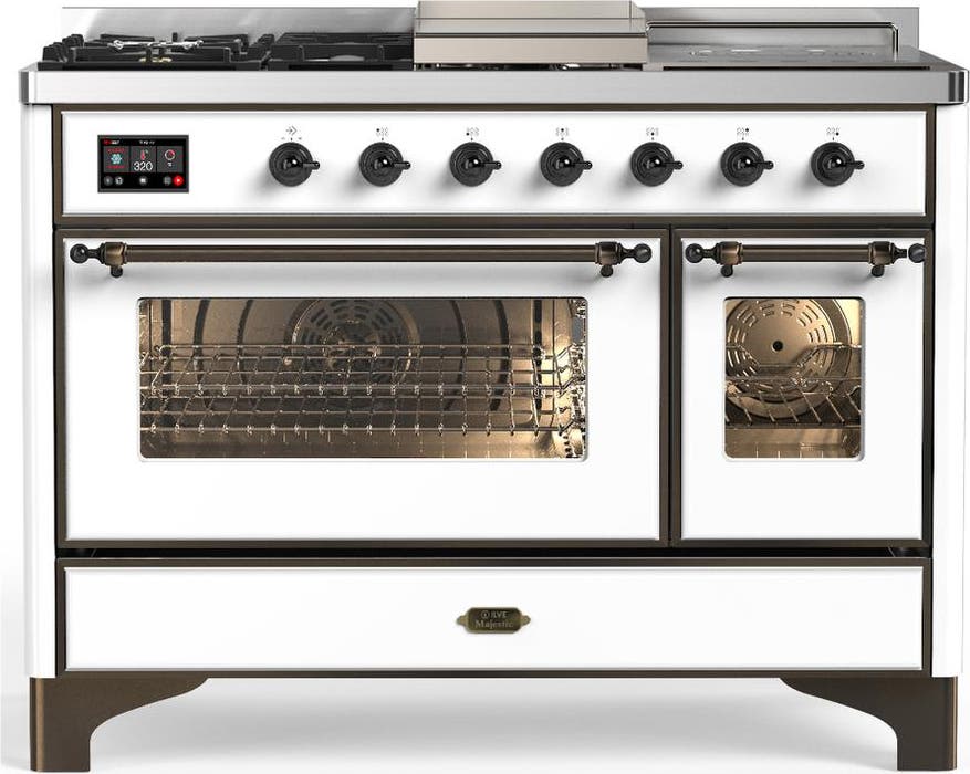 White With Burnished Trim, Liquid Propane