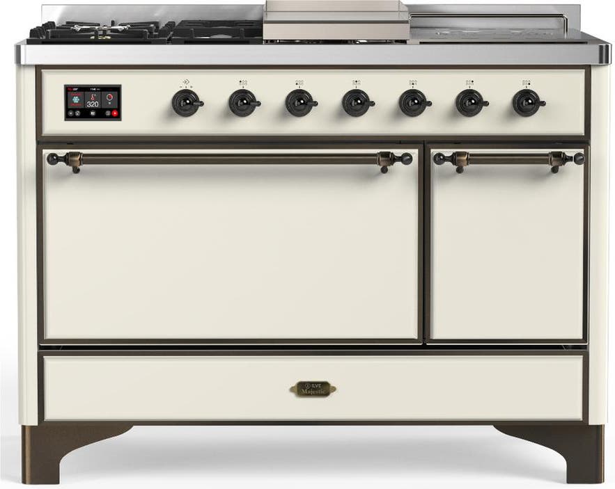 Antique White With Burnished Trim, Natural Gas