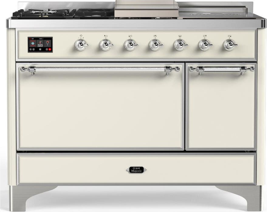 Antique White With Chrome Trim, Liquid Propane