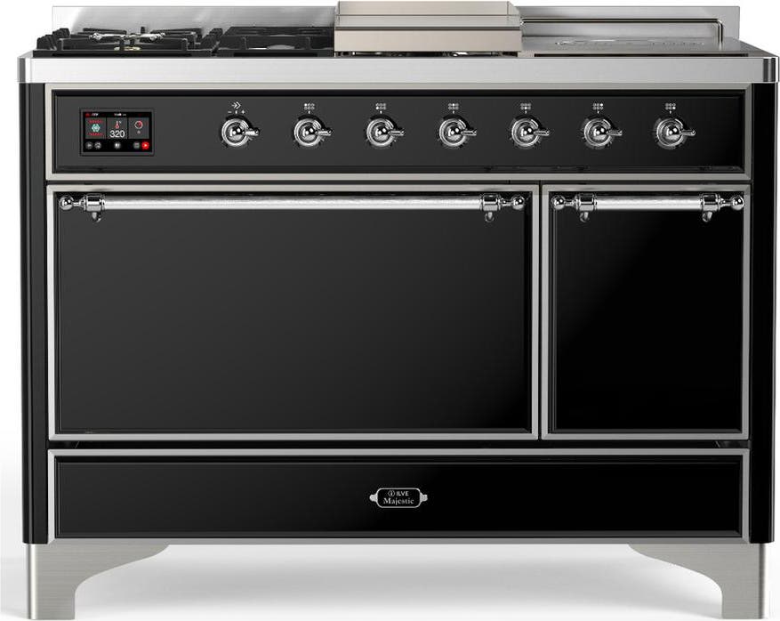 Glossy Black With Chrome Trim, Liquid Propane