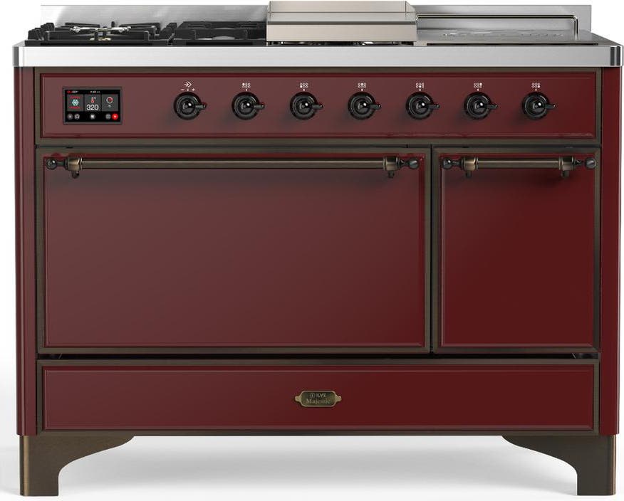 Burgundy With Burnished Trim, Liquid Propane