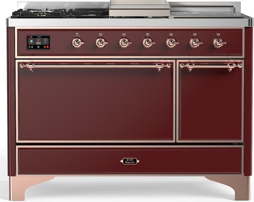 Burgundy With Copper Trim, Liquid Propane