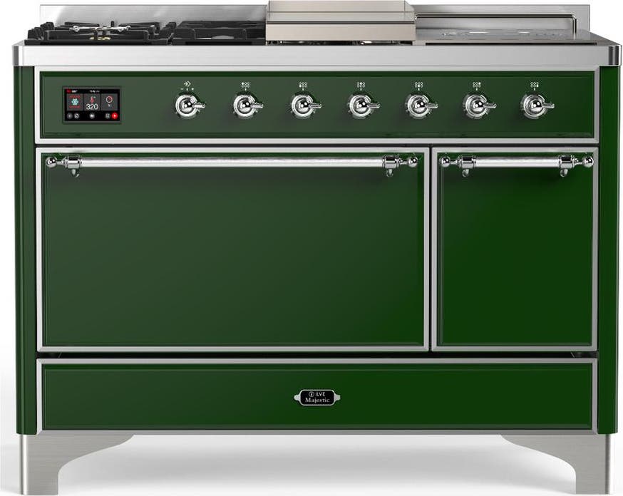 Emerald Green With Chrome Trim, Natural Gas