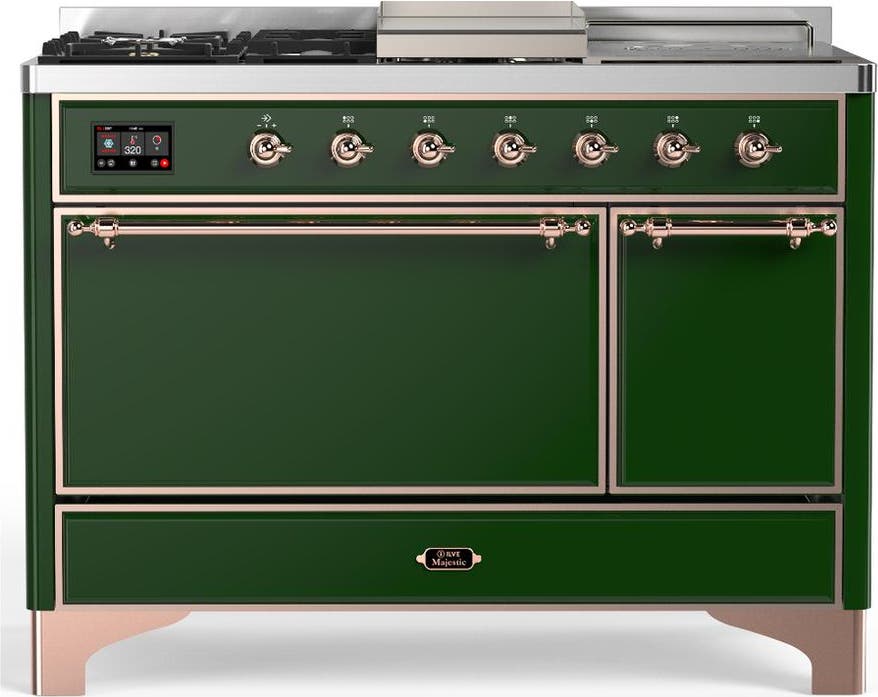 Emerald Green With Copper Trim, Natural Gas