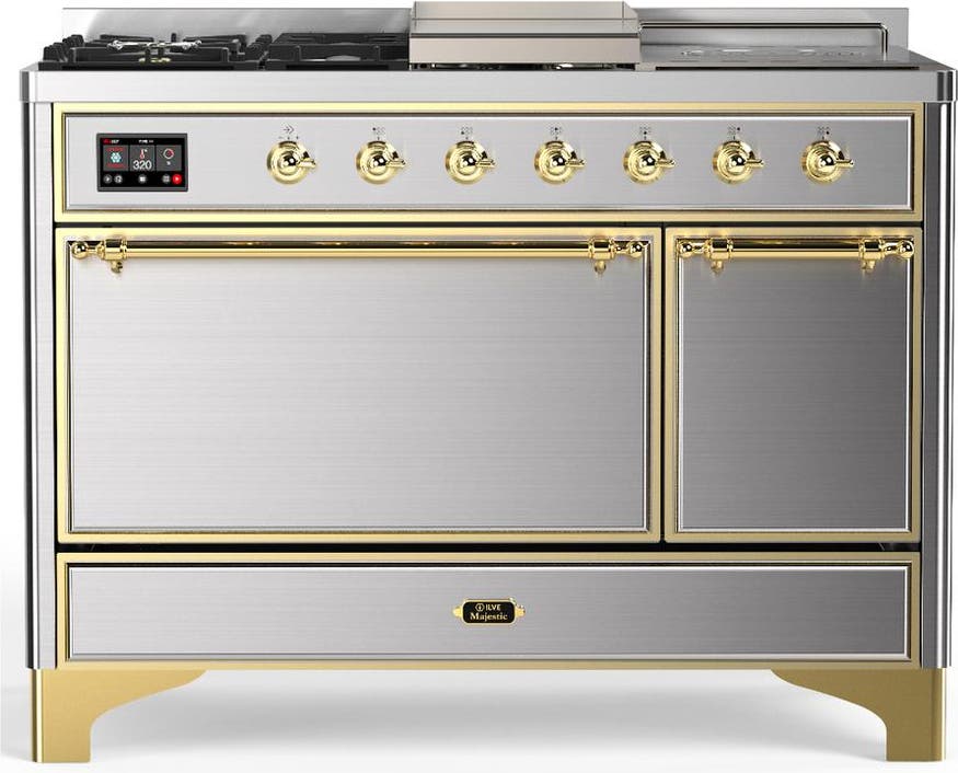 Stainless Steel With Brass Trim, Liquid Propane