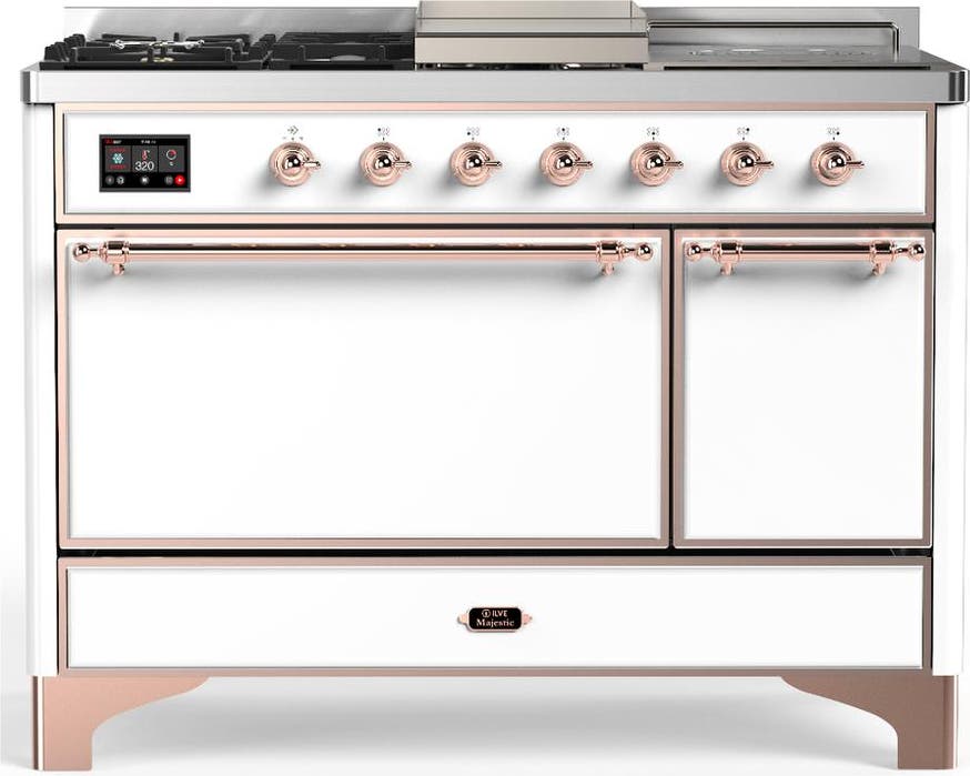 White With Copper Trim, Liquid Propane