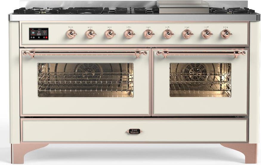 Antique White With Copper Trim, Liquid Propane