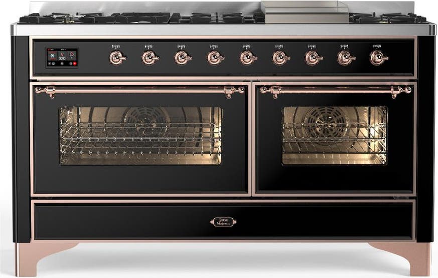 Glossy Black With Copper Trim, Liquid Propane