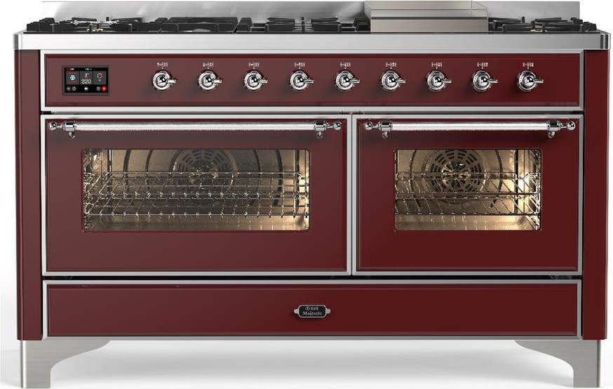 Burgundy With Chrome Trim, Liquid Propane