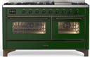 ILVE UM60F Majestic III 60 inch Dual Fuel Range with 9 Burners, Griddle