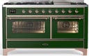ILVE UM60F Majestic III 60 inch Dual Fuel Range with 9 Burners, Griddle