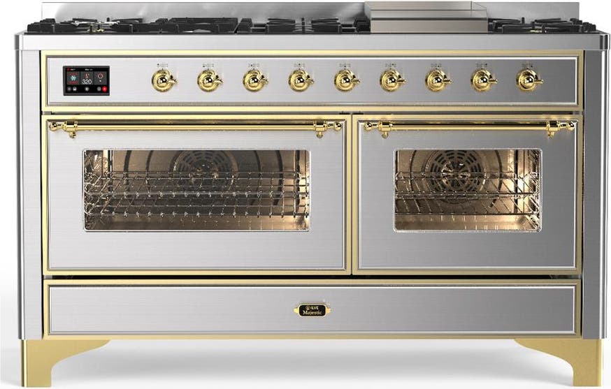 Stainless Steel With Brass Trim, Liquid Propane