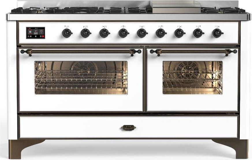 White With Burnished Trim, Natural Gas